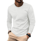 Round Neck Waffle Casual Top For Men